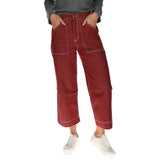 Pantalón Mujer Crop Palazzo