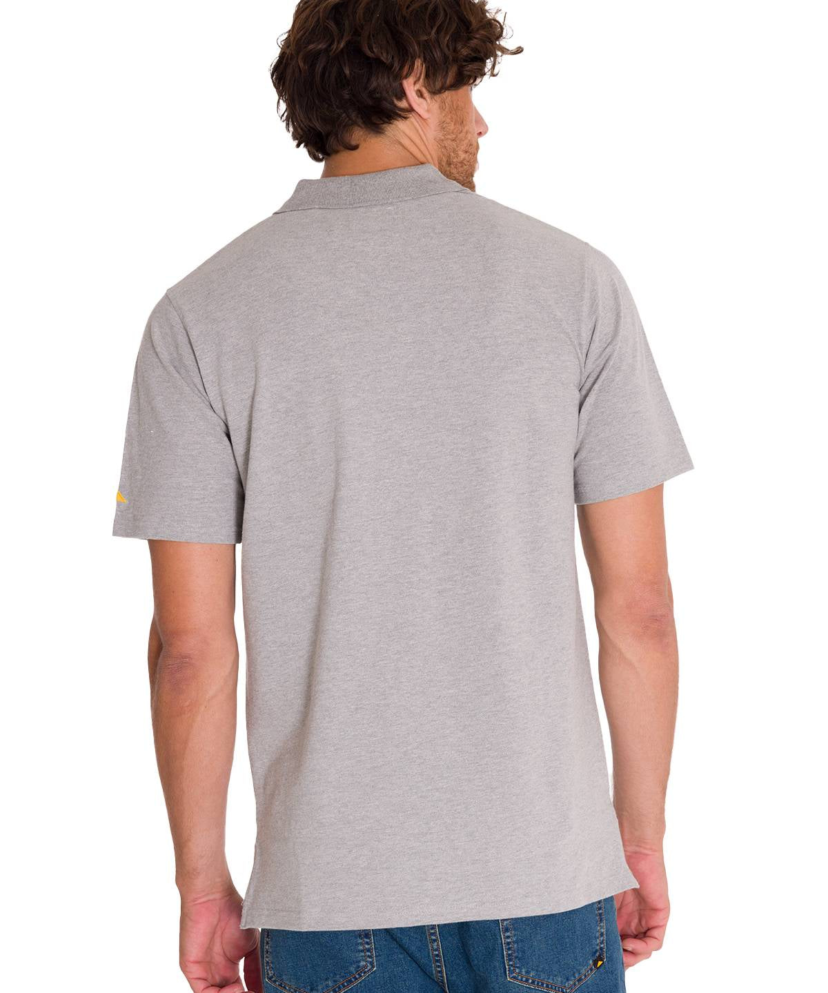 Polera Polo Casual Hombre CAT LOGO PIQUE POLO Gris CAT