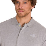 Polera Polo Casual Hombre CAT LOGO PIQUE POLO Gris CAT