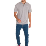 Polera Polo Casual Hombre CAT LOGO PIQUE POLO Gris CAT