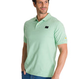 Polera Polo Manga Corta Hombre Logo Verde CAT