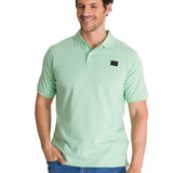 Polera Polo Manga Corta Hombre Logo Verde CAT