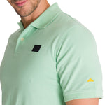 Polera Polo Manga Corta Hombre Logo Verde CAT