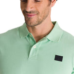 Polera Polo Manga Corta Hombre Logo Verde CAT