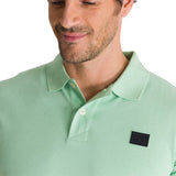 Polera Polo Manga Corta Hombre Logo Verde CAT