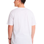 Polera Manga corta Casual Hombre REFLECTIVE CAT LOGO TEE Blanco CAT