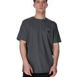 Polera Manga corta Casual Hombre CAT LOGO POCKET TEE Gris CAT