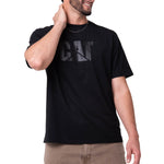 Polera Manga corta Casual Hombre CAT LOGO TEE Negro CAT