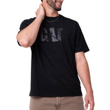 Polera Manga corta Casual Hombre CAT LOGO TEE Negro CAT