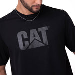 Polera Manga corta Casual Hombre CAT LOGO TEE Negro CAT