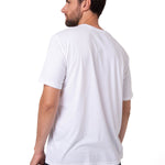 Polera Manga corta Casual Hombre CAT LOGO TEE Blanco CAT