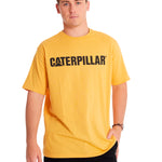 Polera Manga corta Casual Hombre CATERPILLAR LOGO TEE Amarillo CAT