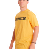 Polera Manga corta Casual Hombre CATERPILLAR LOGO TEE Amarillo CAT