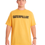 Polera Manga corta Casual Hombre CATERPILLAR LOGO TEE Amarillo CAT