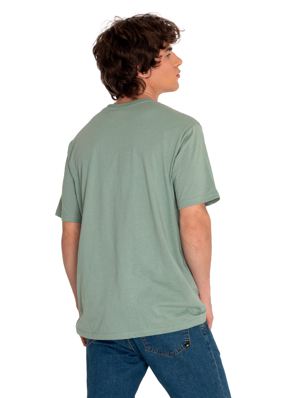 Polera Manga corta Casual Hombre HISTORIC TRADITION GRAPHIC TEE 2 Verde CAT