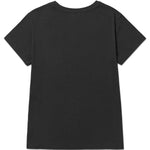 Polera Manga Corta Mujer Logo Negro CAT