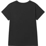 Polera Manga Corta Mujer Logo Negro CAT