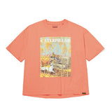 Polera Manga corta Casual Mujer BOXY NOVELTY TEE 2 Durazno CAT