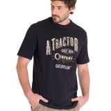 Polera Manga Corta Casual Hombre HISTORIC TRADITIONS GRAPHIC TEE Negra Cat