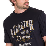 Polera Manga Corta Casual Hombre HISTORIC TRADITIONS GRAPHIC TEE Negra Cat