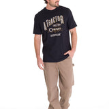 Polera Manga Corta Casual Hombre HISTORIC TRADITIONS GRAPHIC TEE Negra Cat