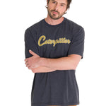 Polera Manga Corta Casual Hombre HISTORIC TRADITIONS GRAPHIC TEE Gris Oscuro Cat