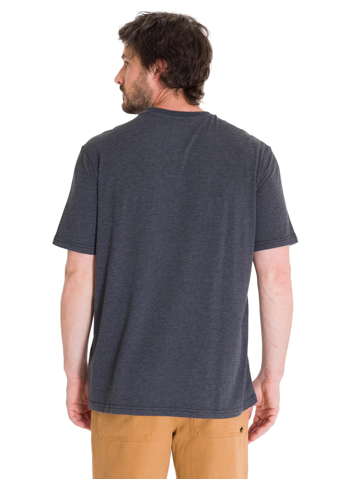 Polera Manga Corta Casual Hombre HISTORIC TRADITIONS GRAPHIC TEE Gris Oscuro Cat