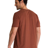 Polera Manga Corta Hombre Diseño Do The Work Rojo CAT