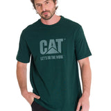 Polera Manga Corta Casual Unisex DO THE WORK GRAPHIC TEE Verde Oscuro Cat