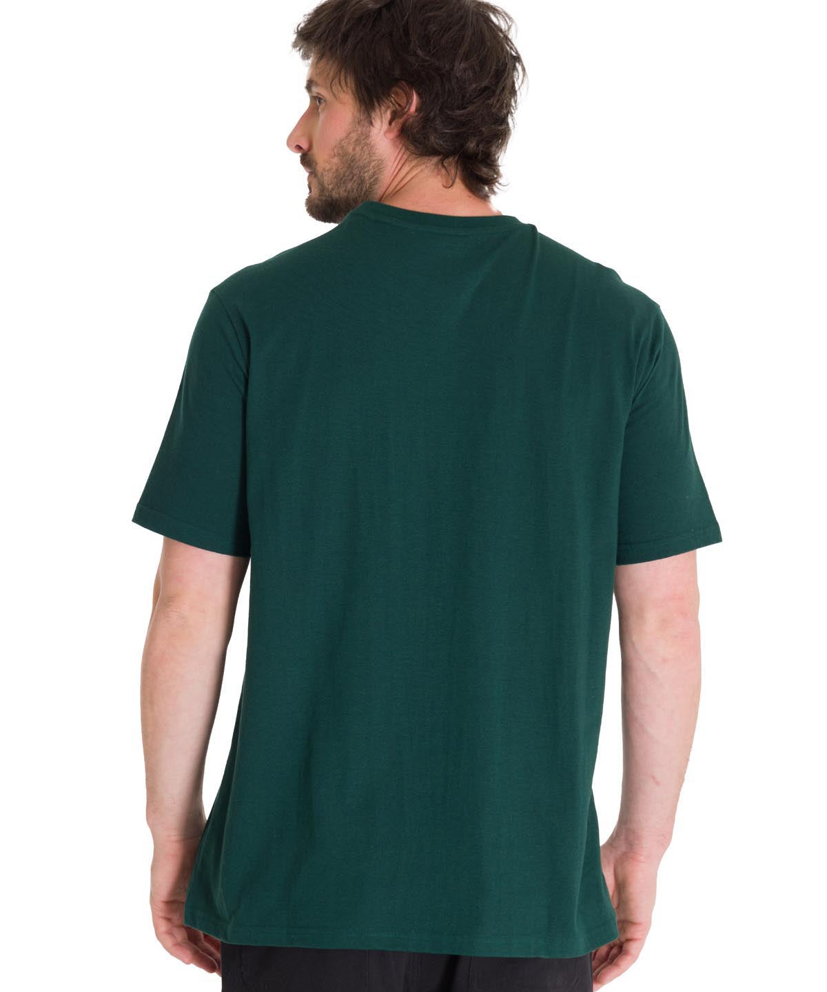 Polera Manga Corta Casual Unisex DO THE WORK GRAPHIC TEE Verde Oscuro Cat