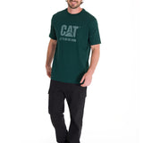 Polera Manga Corta Casual Unisex DO THE WORK GRAPHIC TEE Verde Oscuro Cat