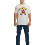 Polera Manga Corta Casual Hombre RETRO DANNY DIESEL GRAPHIC TEE Blanca Cat