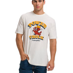 Polera Manga Corta Casual Hombre RETRO DANNY DIESEL GRAPHIC TEE Blanca Cat