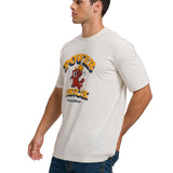 Polera Manga Corta Casual Hombre RETRO DANNY DIESEL GRAPHIC TEE Blanca Cat