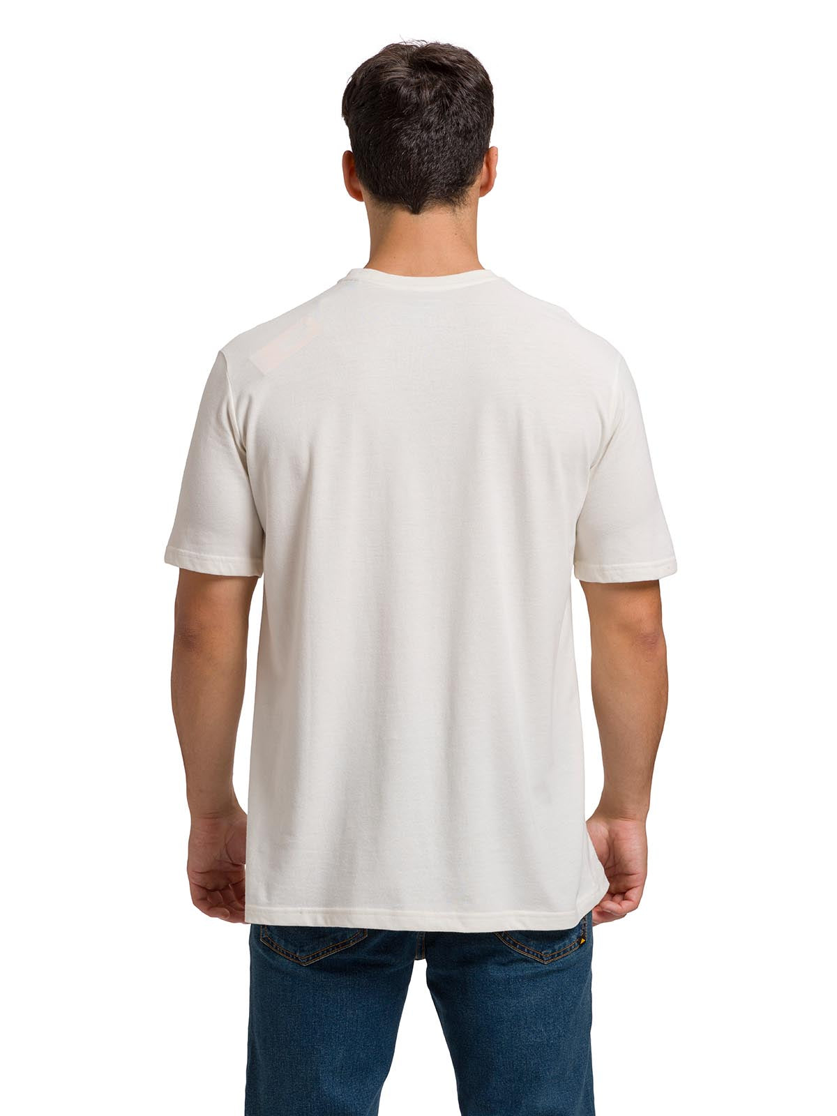 Polera Manga Corta Casual Hombre RETRO DANNY DIESEL GRAPHIC TEE Blanca Cat
