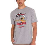 Polera Manga Corta Casual Hombre RETRO DANNY DIESEL GRAPHIC TEE Gris Cat