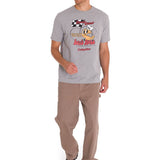 Polera Manga Corta Casual Hombre RETRO DANNY DIESEL GRAPHIC TEE Gris Cat