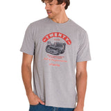 Polera Manga Corta Casual Hombre PROJECTS GRAPHIC TEE Gris Cat