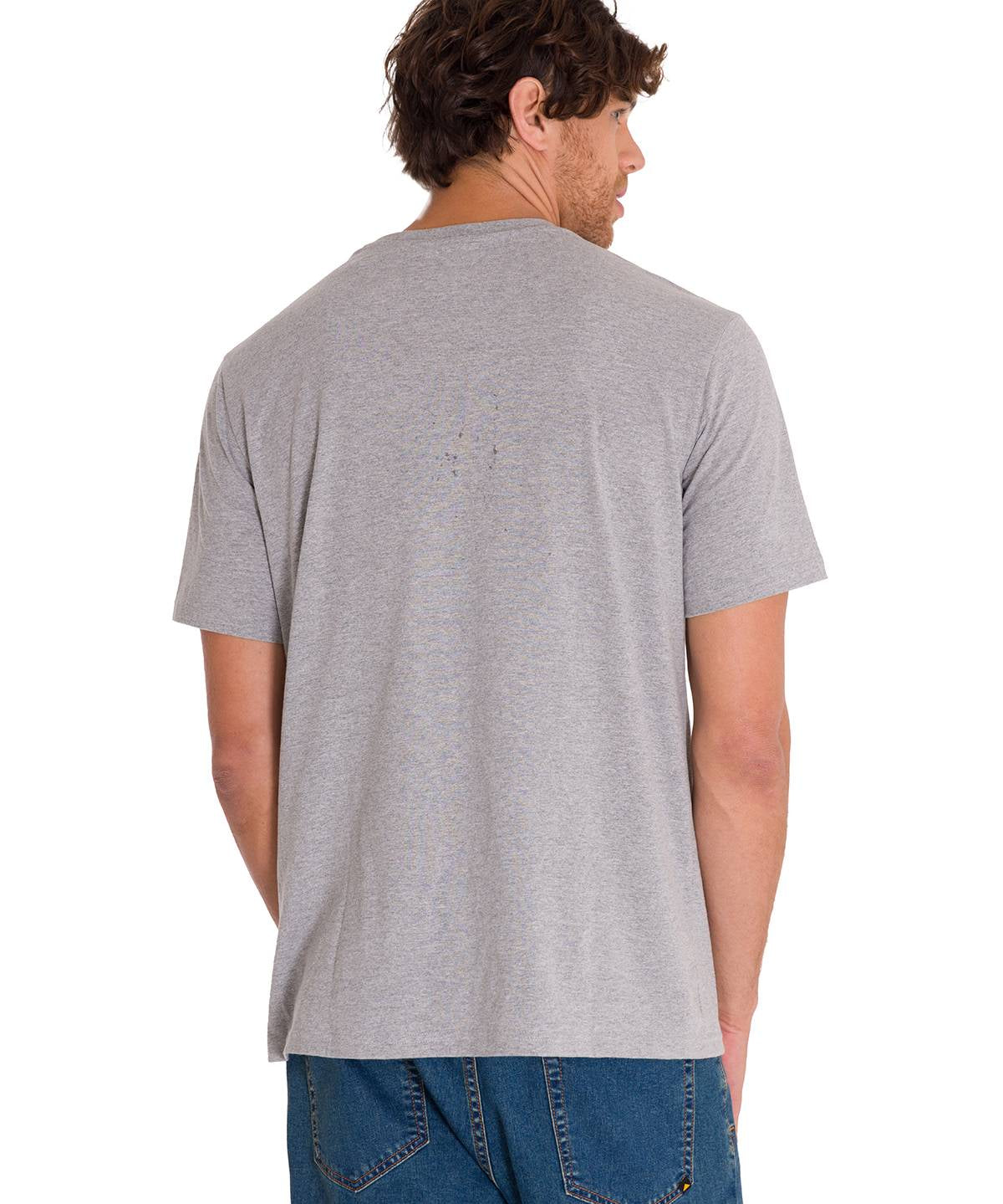 Polera Manga Corta Casual Hombre PROJECTS GRAPHIC TEE Gris Cat