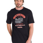 Polera Manga Corta Casual Hombre PROJECTS GRAPHIC TEE Negra Cat