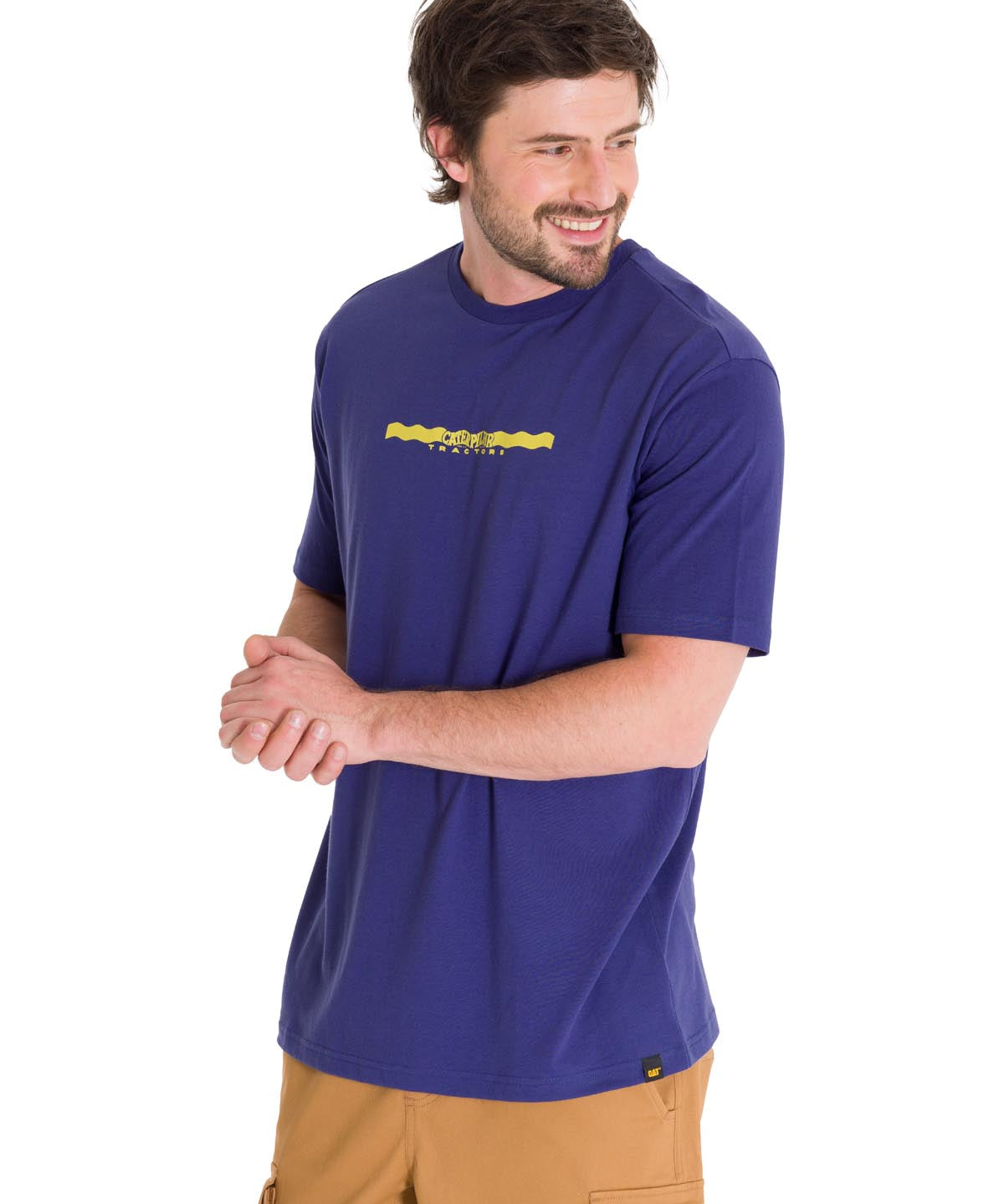 Polera Manga Corta Casual Hombre PROJECTS GRAPHIC TEE Indigo Cat
