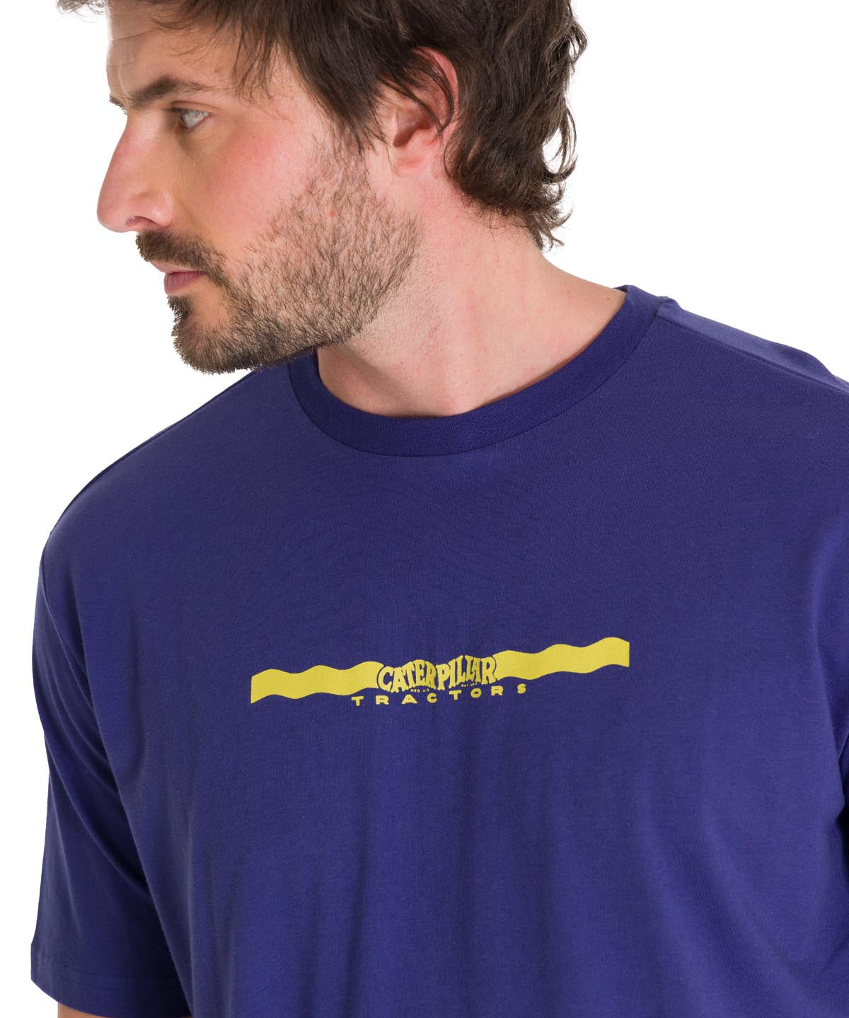 Polera Manga Corta Casual Hombre PROJECTS GRAPHIC TEE Indigo Cat