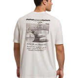 Polera Manga Corta Casual Hombre PROJECTS GRAPHIC TEE Perla Cat