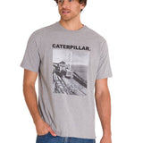 Polera Manga Corta Casual Hombre PROJECTS GRAPHIC TEE Blanca Cat