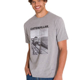 Polera Manga Corta Casual Hombre PROJECTS GRAPHIC TEE Blanca Cat