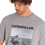 Polera Manga Corta Casual Hombre PROJECTS GRAPHIC TEE Blanca Cat