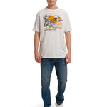 Polera Manga Corta Casual Hombre EQUIPMENT GRAPHIC TEE  Blanca Cat