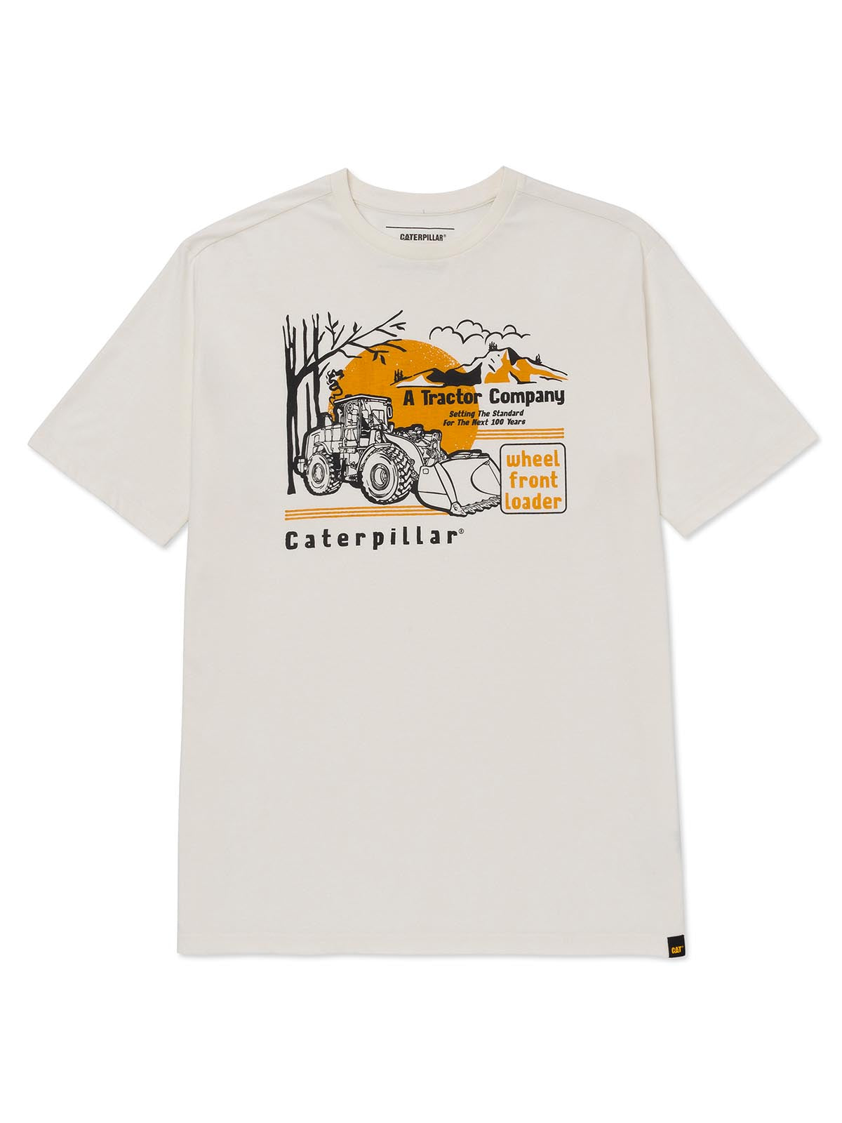 Polera Manga Corta Casual Hombre EQUIPMENT GRAPHIC TEE  Blanca Cat