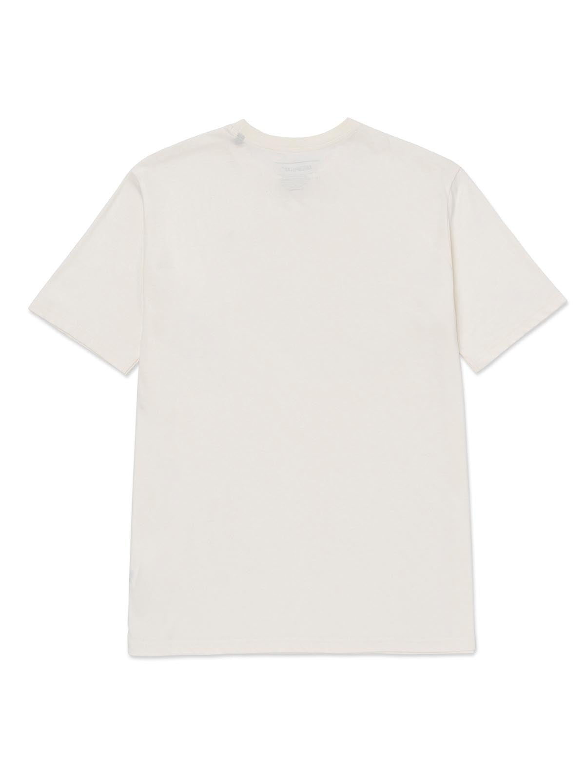 Polera Manga Corta Casual Hombre EQUIPMENT GRAPHIC TEE  Blanca Cat