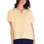 Polera Manga Corta Casual Mujer NOTCH NECK DANNY GRAPHIC TEE Vainilla Cat